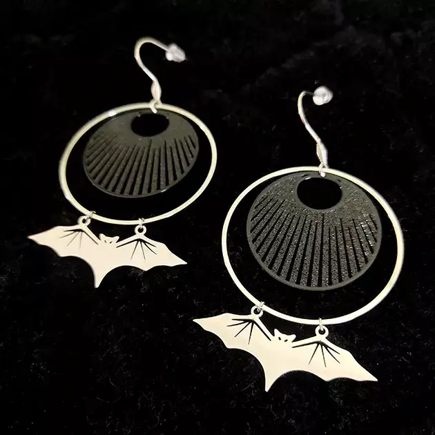 Boucles d'oreilles Chauve-souris