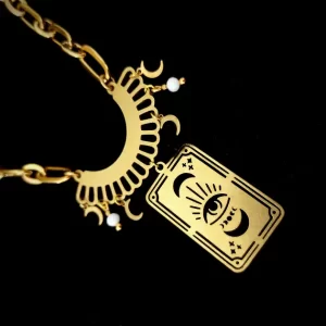 Collier pendentif 3eme oeil