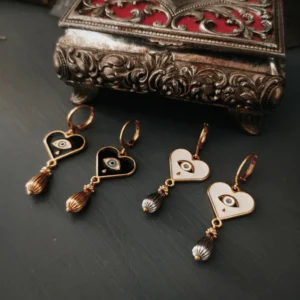 Boucles oreilles coeur