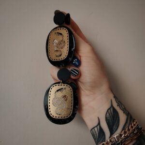 Boucles oreilles Beetle'Snake