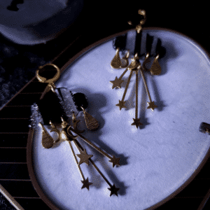 boucles oreilles etoiles filantes