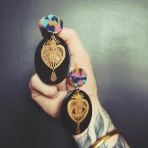 boucles oreilles ex voto larme