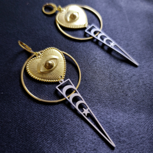 Boucles oreilles sacred heart