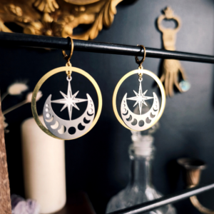 boucles oreilles Astrea Luna